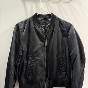 Black Bomber Jacket